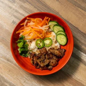 Bo Rice Bowl (Grilled Lemongrass Beef)